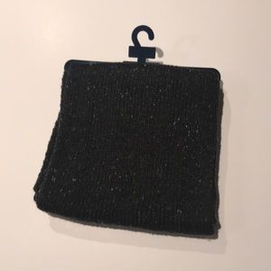 Charcoal Grey Urban Pipeline flecked-scarf